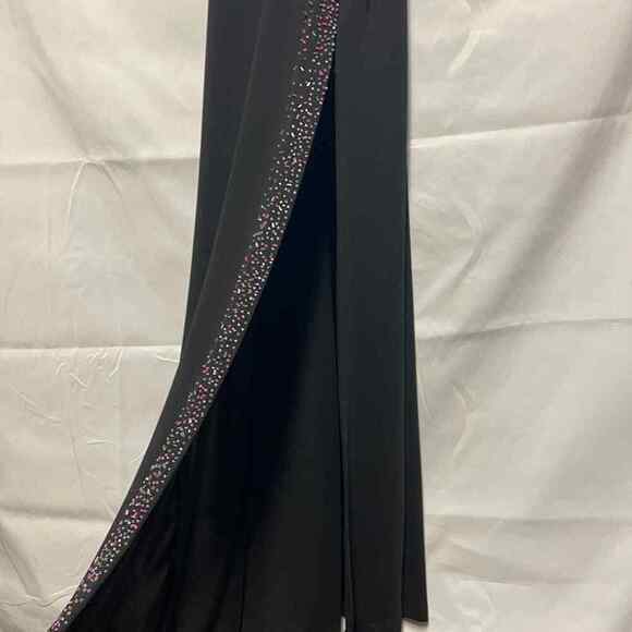 Zum Zum by Niki Livas Beaded High Neck Maxi Dress Womens XS Wedding Guest Formal - Picture 8 of 12